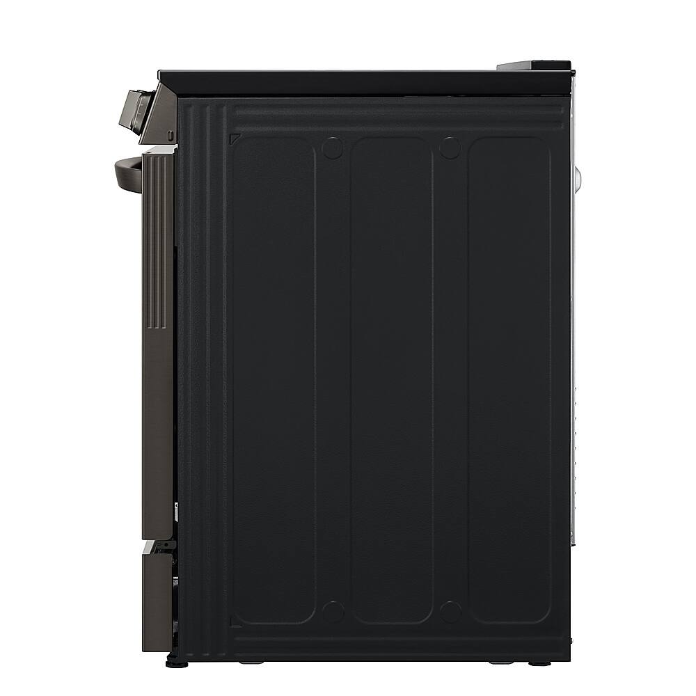 Alt View 12. LG - 6.3 Cu. Ft. Smart Slide-In Electric True Convection Range with EasyClean and Air Fry - PrintProof Black Stainless Steel.