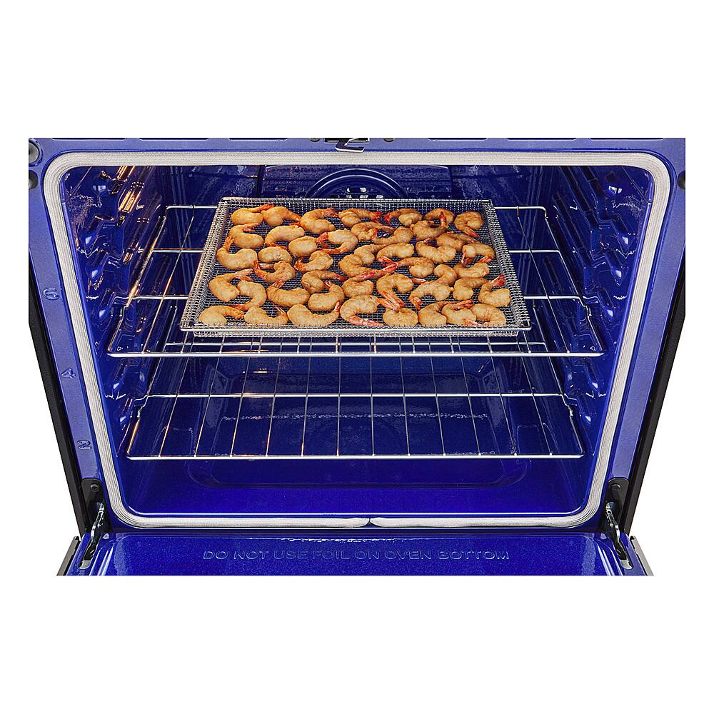 Alt View 34. LG - 6.3 Cu. Ft. Smart Slide-In Electric True Convection Range with EasyClean and Air Fry - PrintProof Black Stainless Steel.