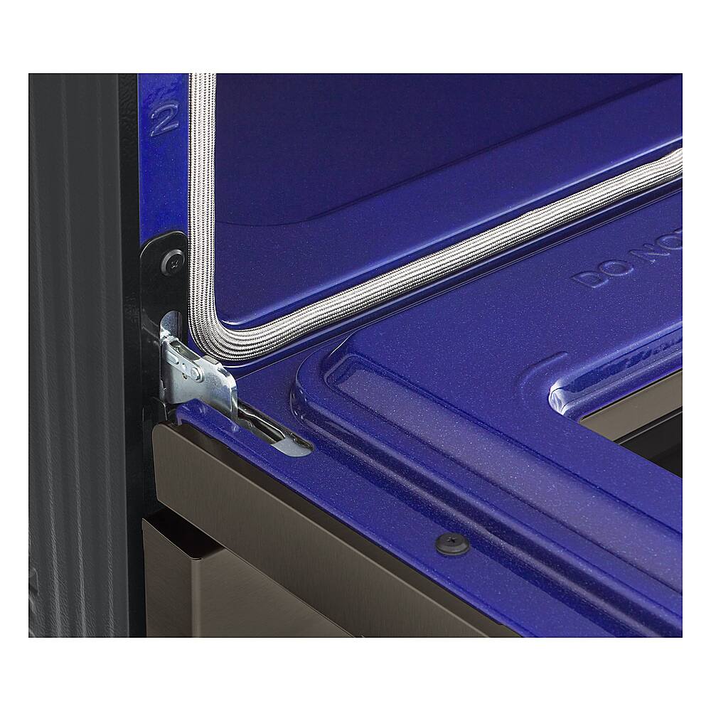 Alt View 35. LG - 6.3 Cu. Ft. Smart Slide-In Electric True Convection Range with EasyClean and Air Fry - PrintProof Black Stainless Steel.