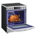 Alt View Zoom 11. LG - 6.3 Cu. Ft. Smart Slide-In True Convection Range with EasyClean, InstaView, and Air Fry - Stainless steel.