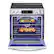 Alt View 31. LG - 6.3 Cu. Ft. Smart Slide-In Electric True Convection Range with EasyClean and Air Fry - PrintProof Stainless Steel.