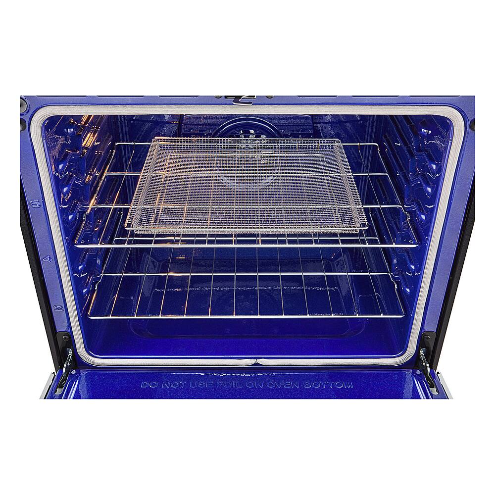 Alt View 36. LG - 6.3 Cu. Ft. Smart Slide-In Electric True Convection Range with EasyClean and Air Fry - PrintProof Stainless Steel.