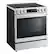 Left. LG - 6.3 Cu. Ft. Smart Slide-In Electric True Convection Range with EasyClean and Air Fry - PrintProof Stainless Steel.