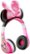 Front Zoom. eKids - Minnie Mouse Bluetooth Wireless Headphones - pink.