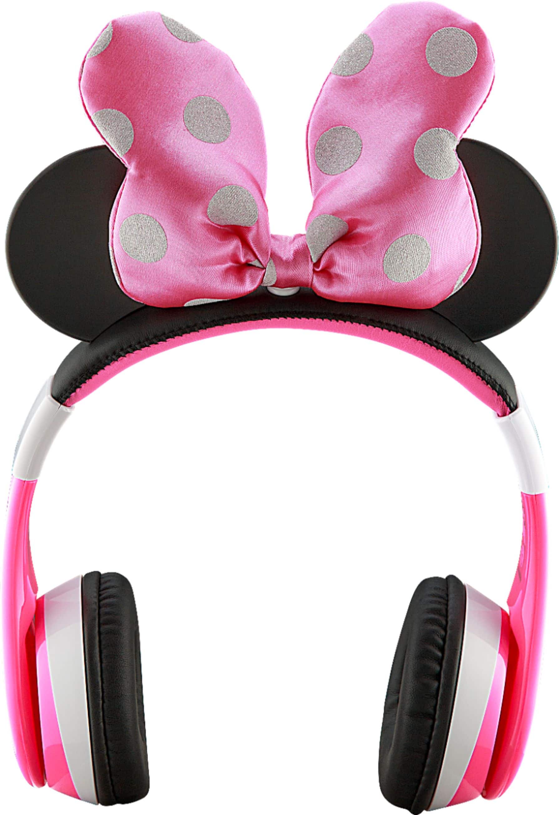 Alt View 11. eKids - Minnie Mouse Bluetooth Wireless Headphones - pink.