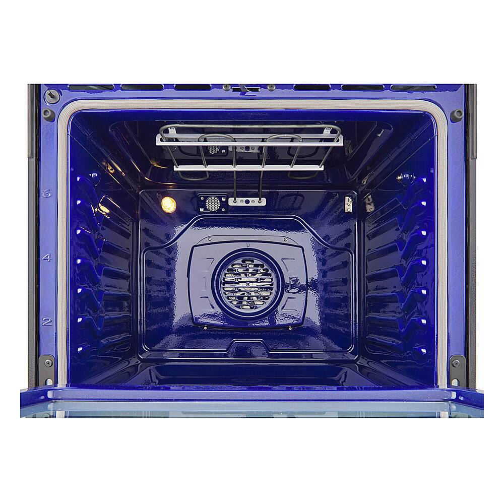 Alt View 18. LG - 6.3 Cu. Ft. Smart Slide-In True Convection Range with EasyClean and Air Sous Vide - PrintProof Black Stainless Steel.