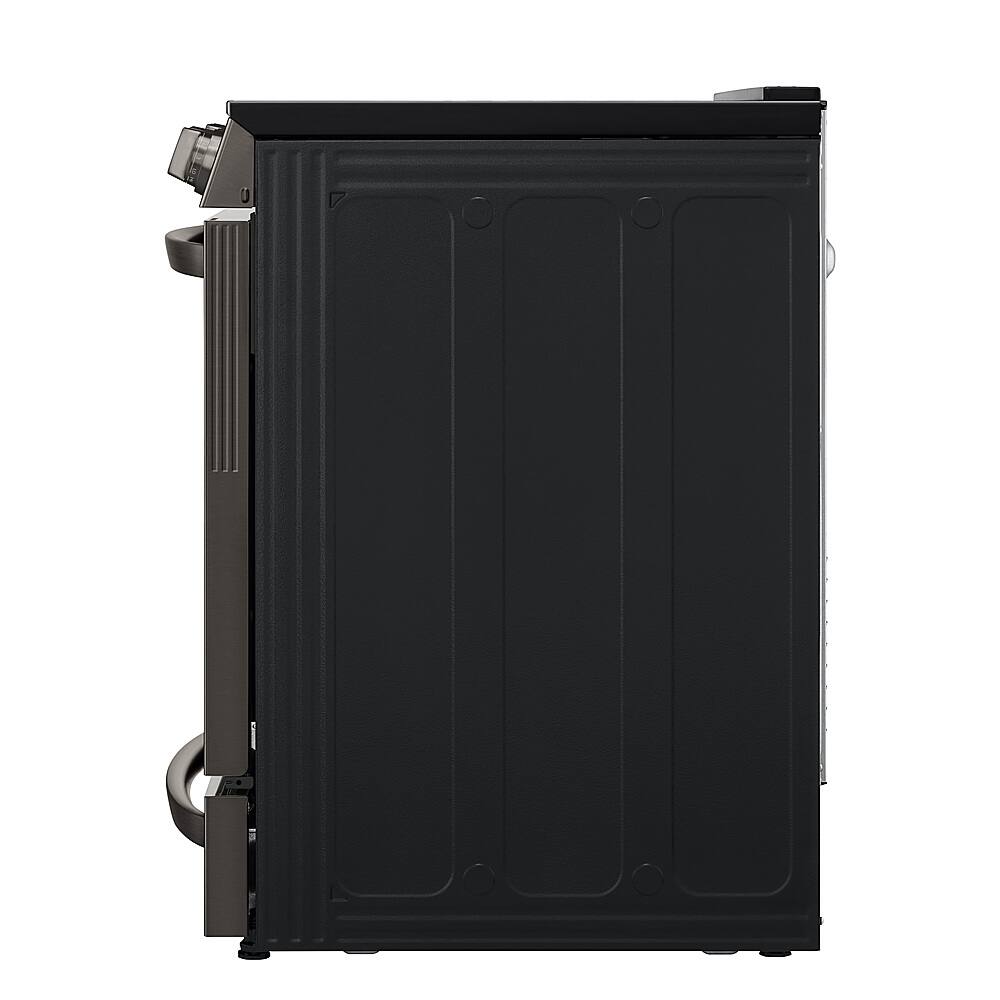 Alt View 20. LG - 6.3 Cu. Ft. Smart Slide-In True Convection Range with EasyClean and Air Sous Vide - PrintProof Black Stainless Steel.