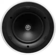 Front. KEF - Ci160MR UNI-Q 6.5" Round In-Ceiling Speaker Pair - Black.