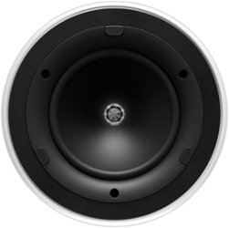 KEF - Ci160MR UNI-Q 6.5" Round In-Ceiling Speaker  Pair - Black - Front_Zoom