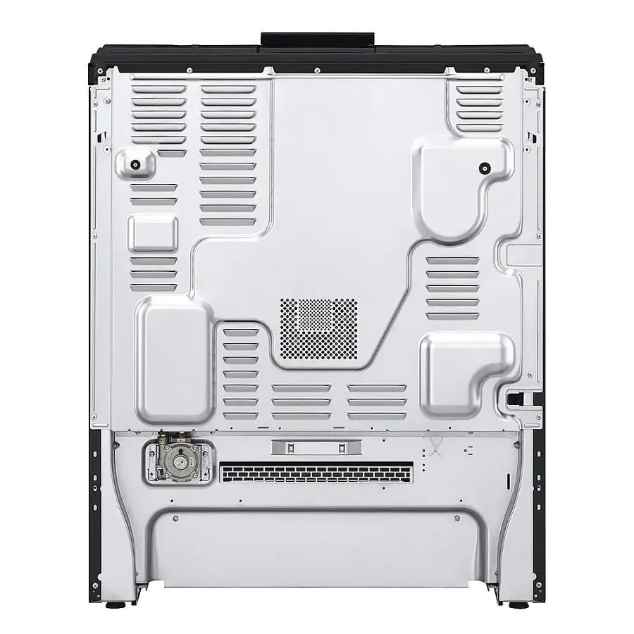 Alt View 33. LG - 6.3 Cu. Ft. Smart Slide-In Gas True Convection Range with EasyClean and Air Fry - PrintProof Black Stainless Steel.