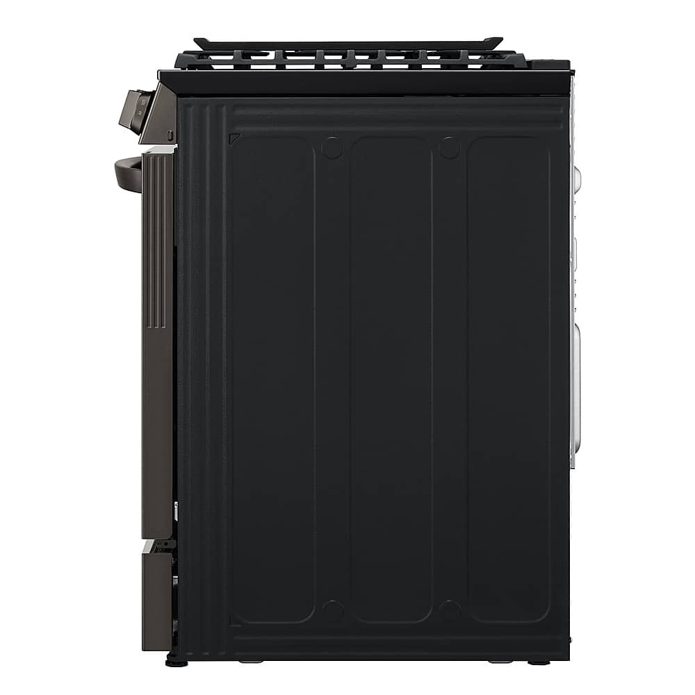 Alt View 11. LG - 6.3 Cu. Ft. Smart Slide-In Gas True Convection Range with EasyClean and Air Fry - PrintProof Black Stainless Steel.