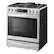 Angle. LG - 6.3 Cu. Ft. Smart Slide-In Gas True Convection Range with EasyClean and Air Sous-Vide - Stainless Steel.