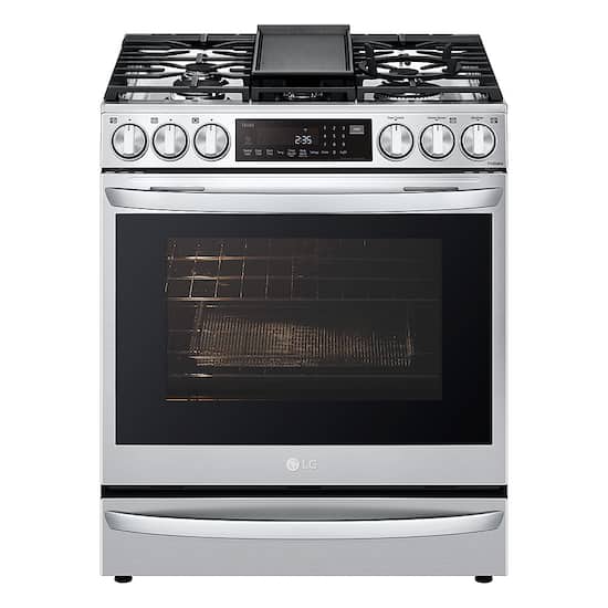 LG 6.3 Cu. Ft. Smart Slide In Gas True Convection Range with
