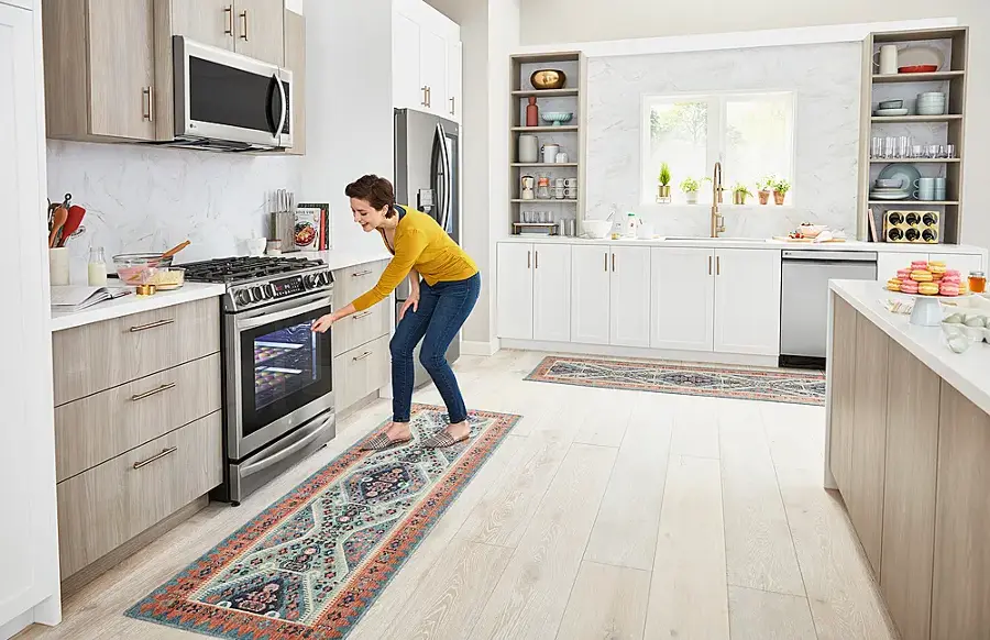 Alt View 16. LG - 6.3 Cu. Ft. Smart Slide-In Gas True Convection Range with EasyClean and Air Sous-Vide - Stainless Steel.