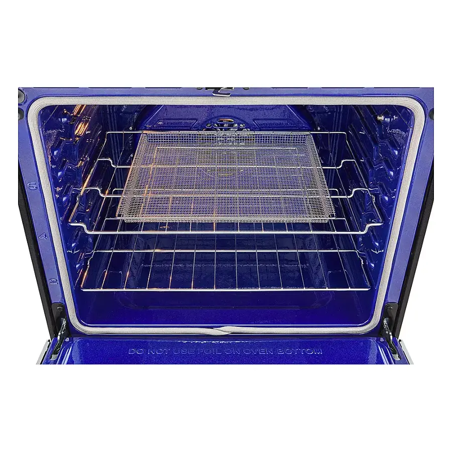 Alt View 28. LG - 6.3 Cu. Ft. Smart Slide-In Gas True Convection Range with EasyClean and Air Sous-Vide - Stainless Steel.