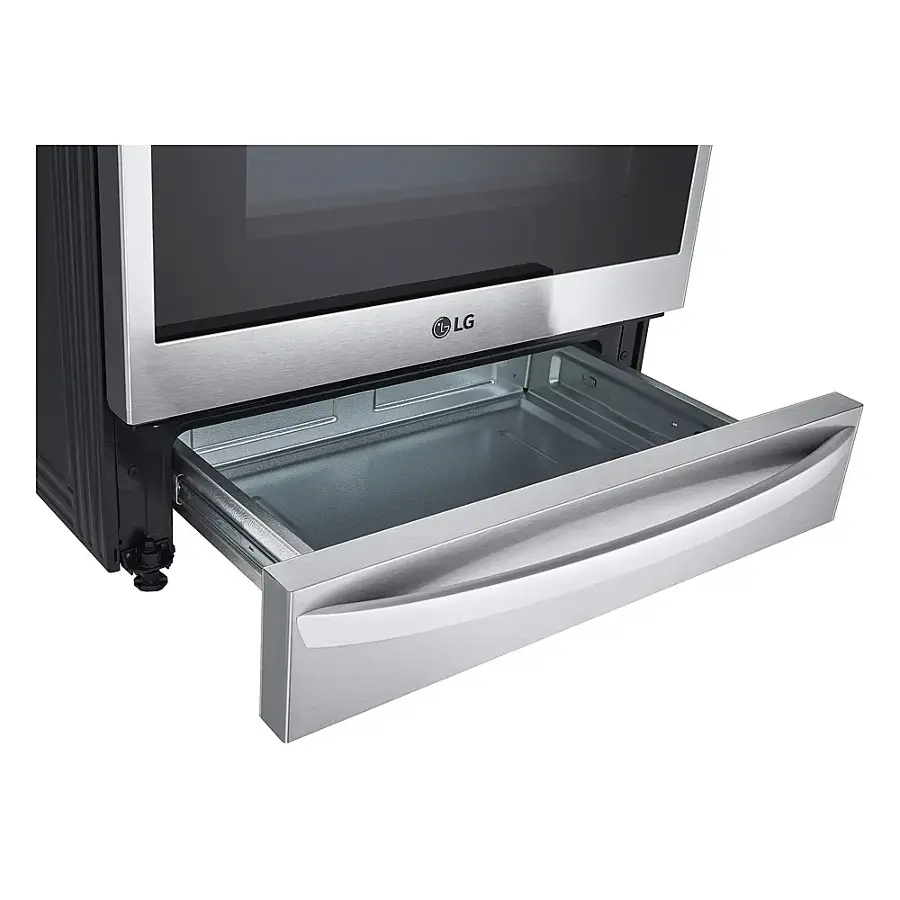 Alt View 33. LG - 6.3 Cu. Ft. Smart Slide-In Gas True Convection Range with EasyClean and Air Sous-Vide - Stainless Steel.