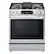 Front. LG - 6.3 Cu. Ft. Smart Slide-In Gas True Convection Range with EasyClean and Air Fry - Stainless Steel.