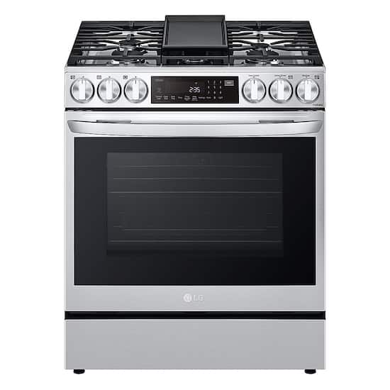 LG 6.3 Cu. Ft. Smart Slide In Gas True Convection Range with