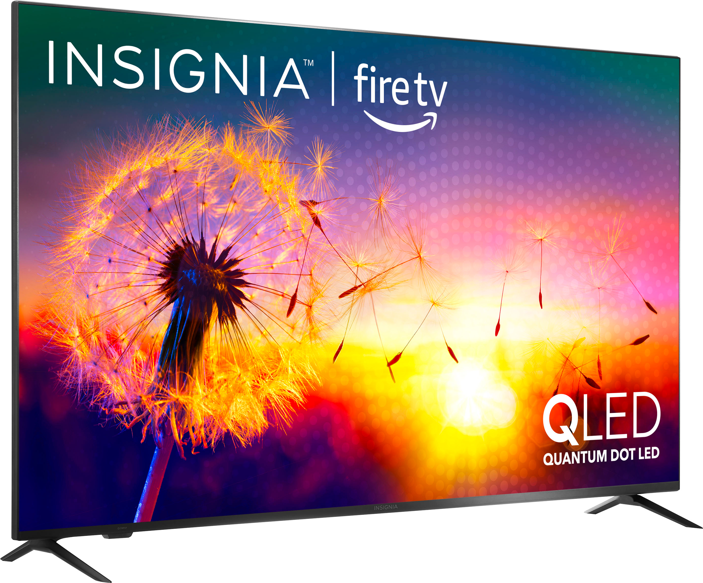Angle View: Insignia™ - 70" Class F50 Series QLED 4K UHD Smart Fire TV