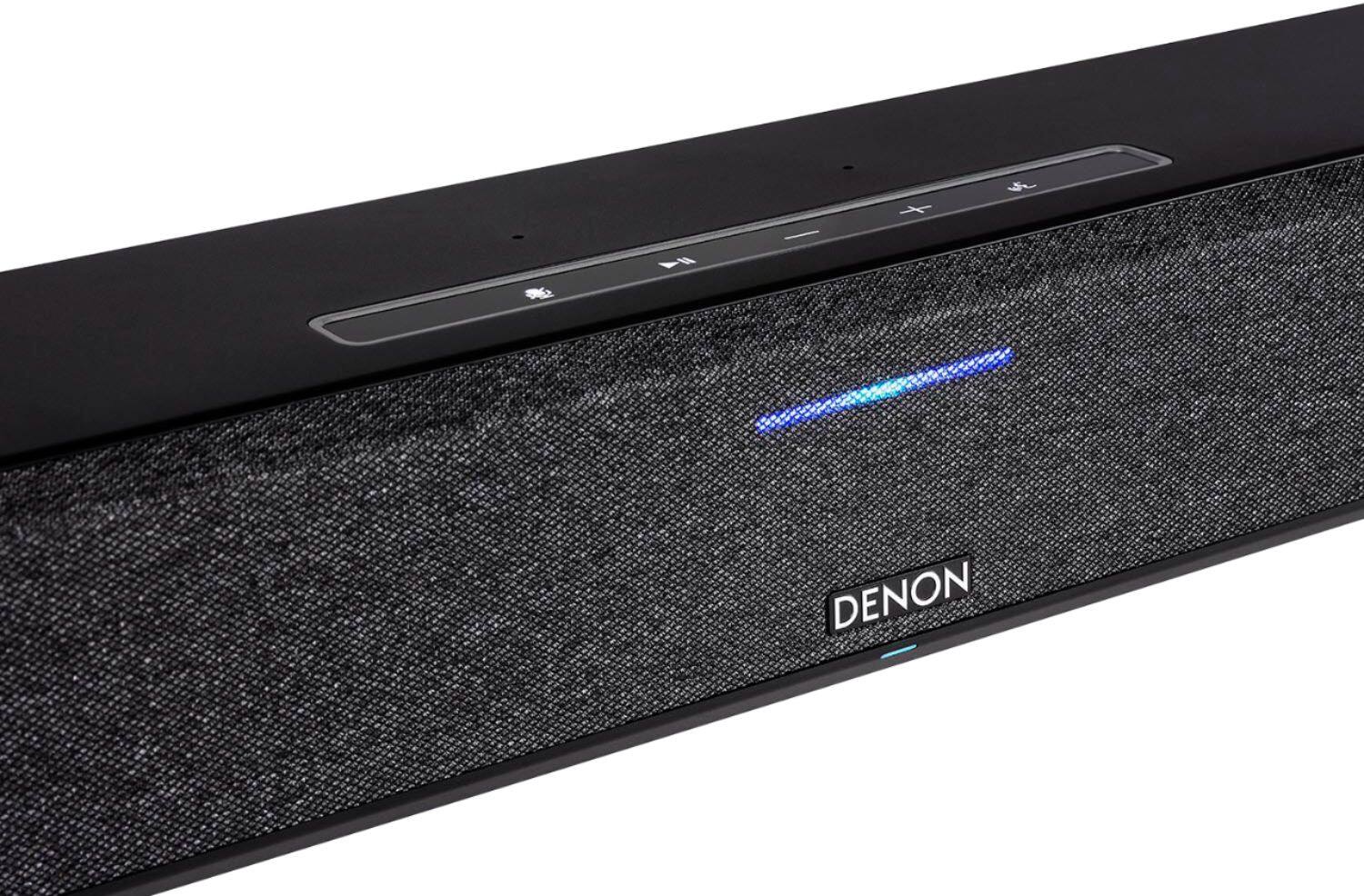 Alt View 21. Denon - Home Sound Bar 550 with 3D Audio, Dolby Atmos & DTS:X, Built-in HEOS & Alexa - Black.
