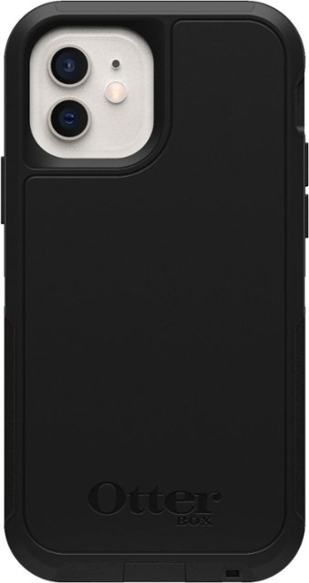 Front Zoom. OtterBox - Defender Series Pro XT for Apple ® iPhone ® 12 and iPhone ® 12 Pro - Black.