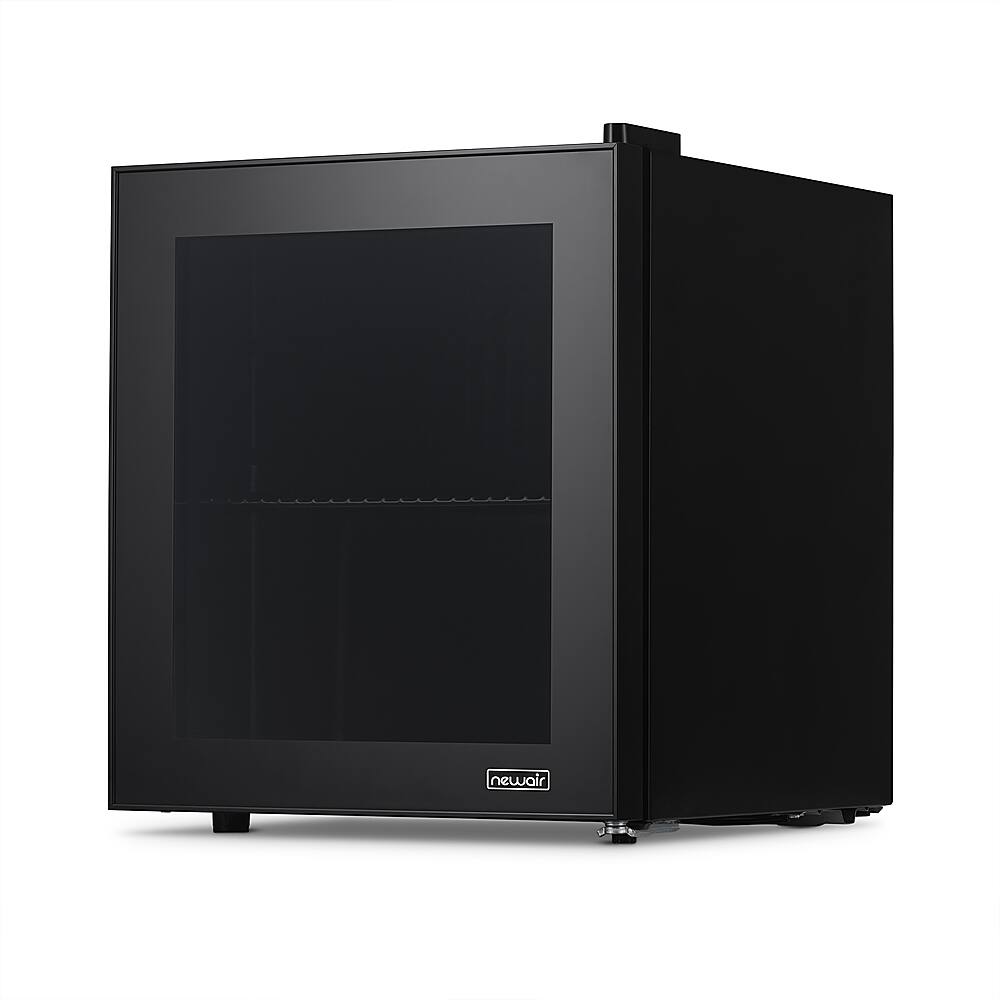 Alt View 20. NewAir - 60-Can Beverage Cooler with Reversible Glass Door, Door Alarm, Perfect for Work from Home Station, Dorms, and Game Room - Black.