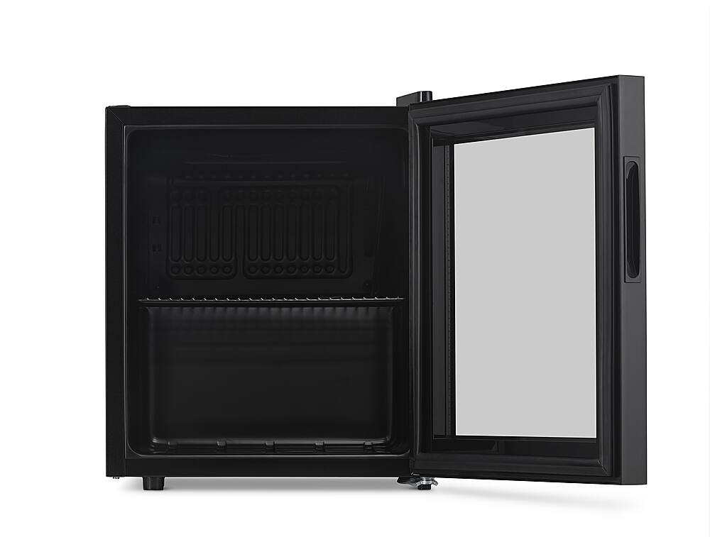 Alt View 23. NewAir - 60-Can Beverage Cooler with Reversible Glass Door, Door Alarm, Perfect for Work from Home Station, Dorms, and Game Room - Black.
