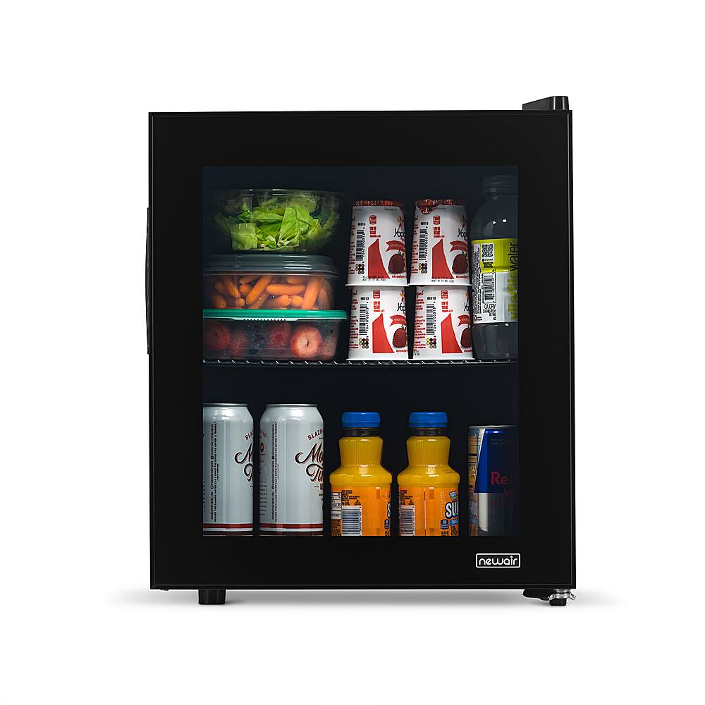 Alt View 11. NewAir - 60 Can Freestanding Beverage Cooler with 5 Temperature Settings and Adjustable Shelves - Onyx Black.