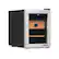 Alt View 12. NewAir - 250 Count Cigar Humidor with Opti-Temp Heating and Cooling Function, Spanish Cedar Shelves and Digital Thermostat - Stainless Steel.