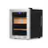 Alt View 14. NewAir - 250 Count Cigar Humidor with Opti-Temp Heating and Cooling Function, Spanish Cedar Shelves and Digital Thermostat - Stainless Steel.