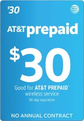 AT&T Prepaid - $30 Refill Code (Digital Delivery) [Digital] - Front_Zoom