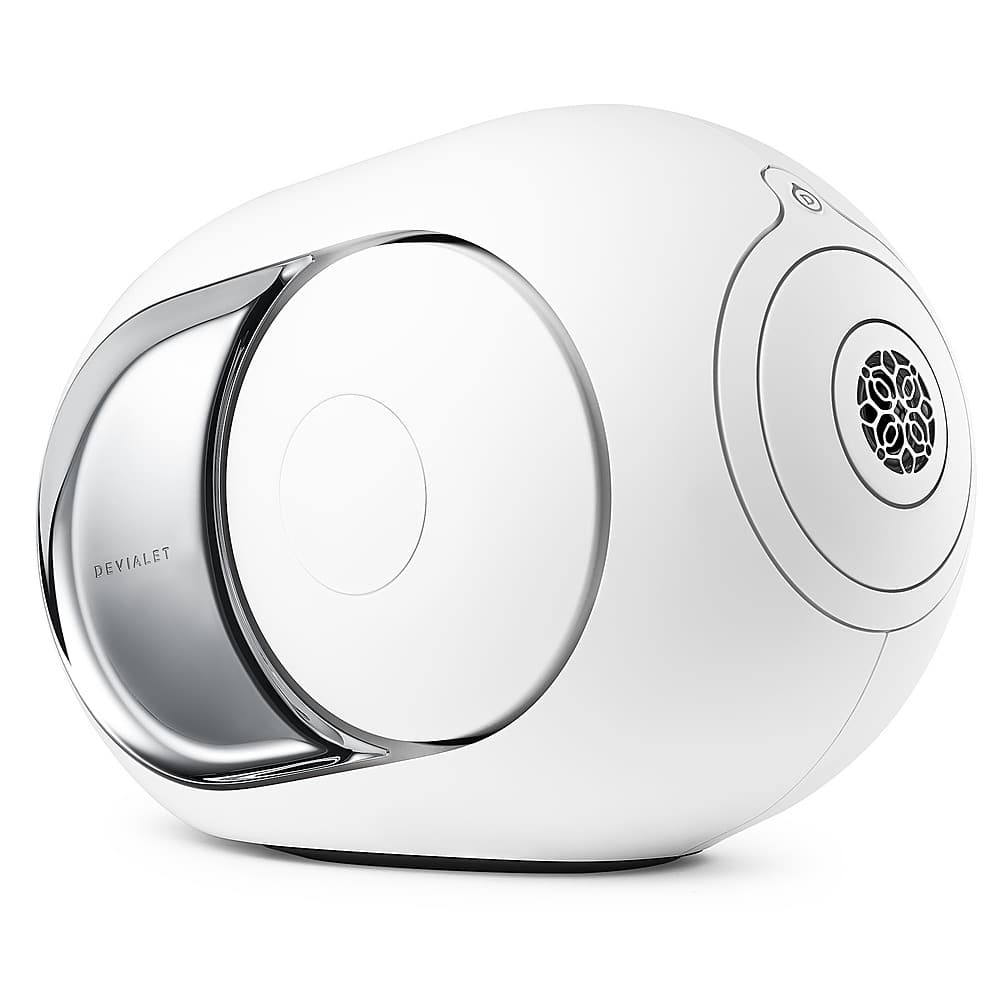 Angle View: Devialet - Phantom I 103dB - Light Chrome