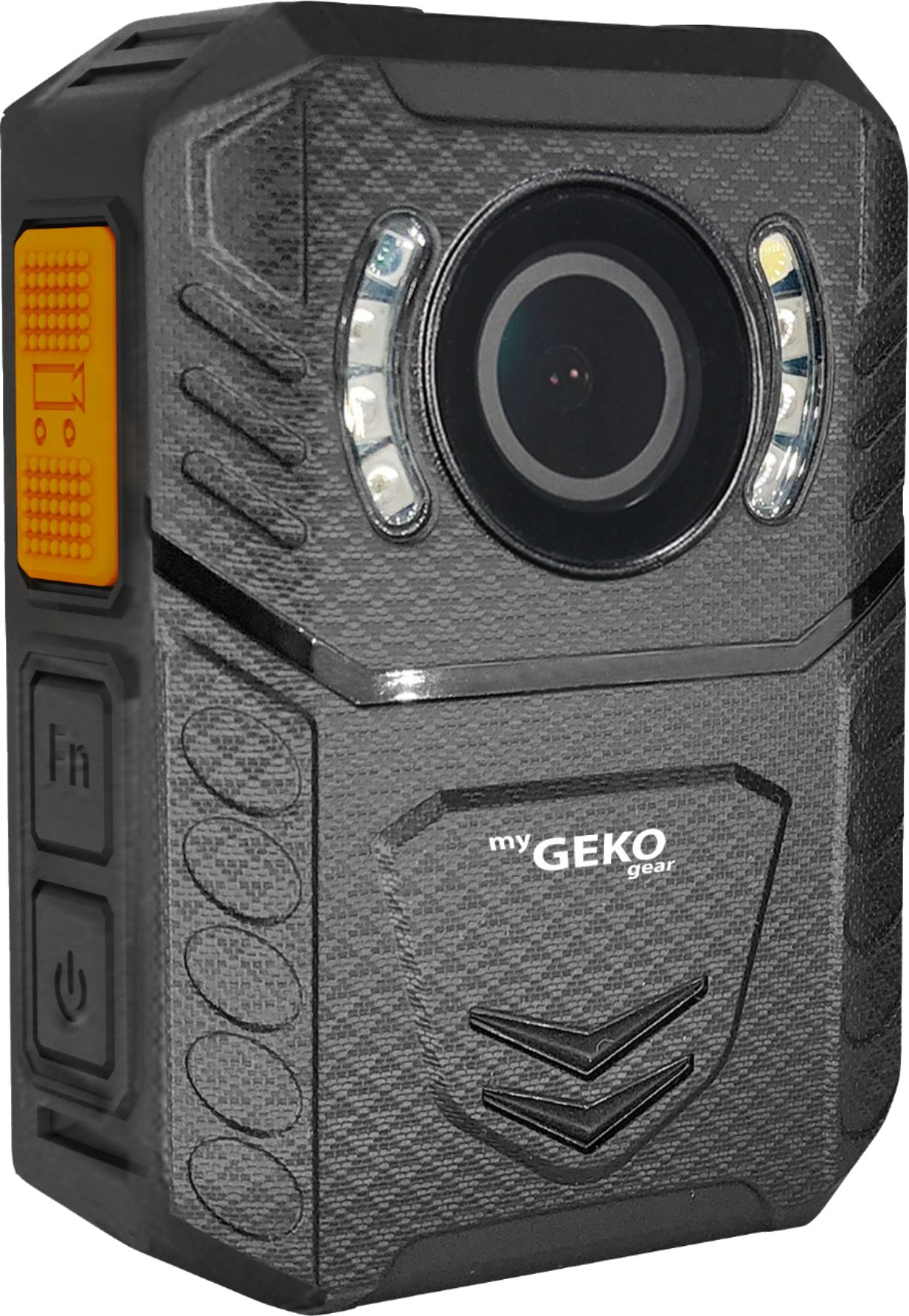Angle View: myGEKOgear - Aegis 100 1296p Body Camera Infrared Lights Water Resistance with Password Protected System 32GB Memory