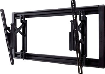 SANUS Elite - Advanced Tilt 4D TV Wall Mount for Most TVs 42"-90" up to 150lbs- Extends 6.8" for Easy Cable Access and Max Tilt - Black - Front_Zoom