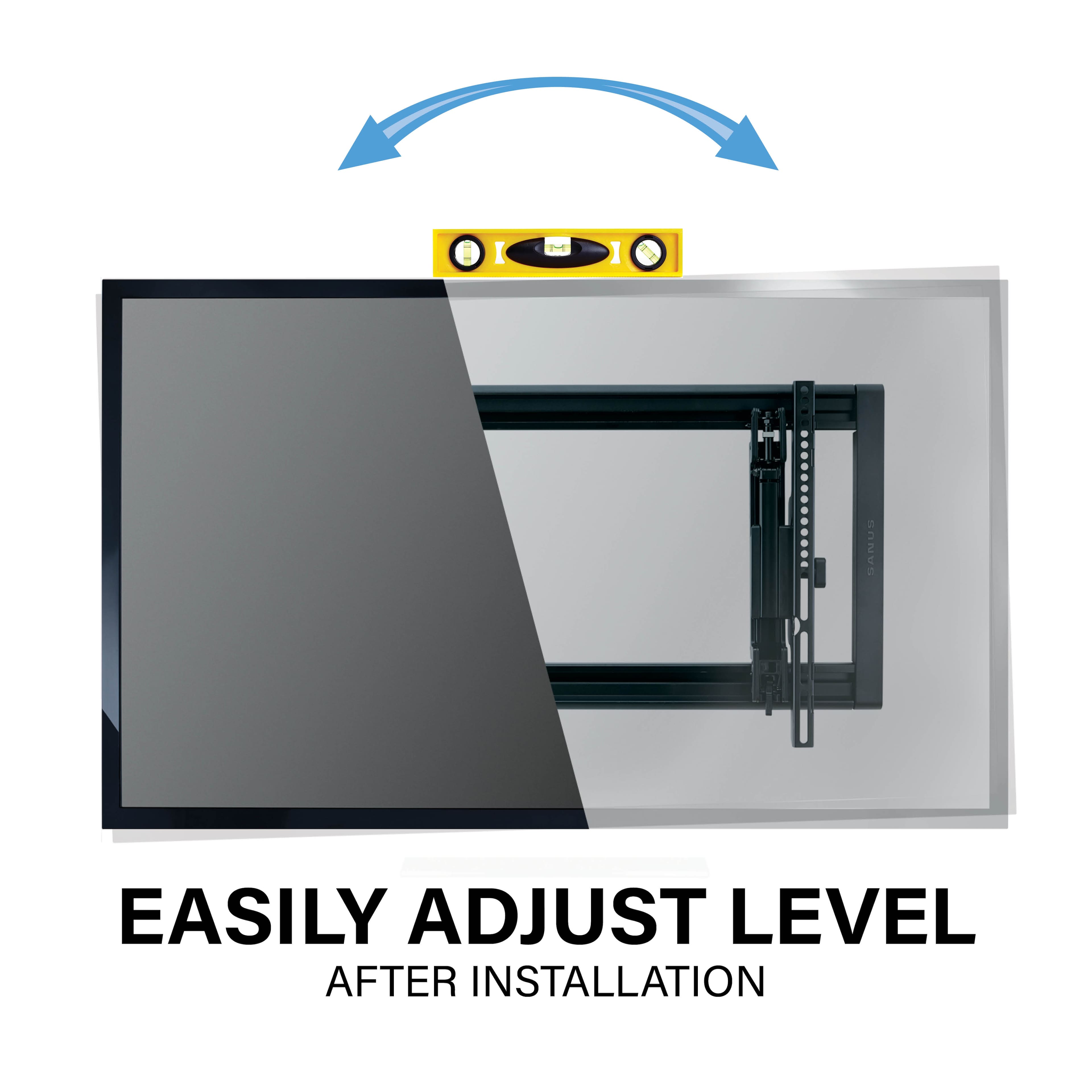 I easily adjust level after installation.