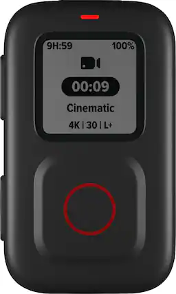 Front. GoPro - The Remote for HERO12 Black/HERO 11 Black/HERO11 Black Mini/HERO10 Black/HERO9 Black/HERO8 Black/Max - Black.