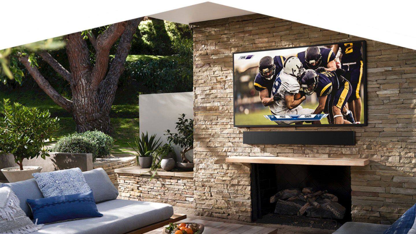 Alt View 17. Samsung - The Terrace Outdoor Slim TV Mount up to 75" - Black.