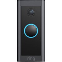 Ring 1080p HD Wired Video Doorbell with 2-Way Talk and Advanced Motion Detection (2021 Model, Black)