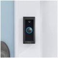 Alt View Zoom 11. Ring - Wi-Fi Video Doorbell - Wired - Black.