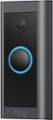 Left Zoom. Ring - Wi-Fi Video Doorbell - Wired - Black.