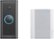 Front Zoom. Ring - Wi-Fi Video Doorbell - Wired + Chime - Black.