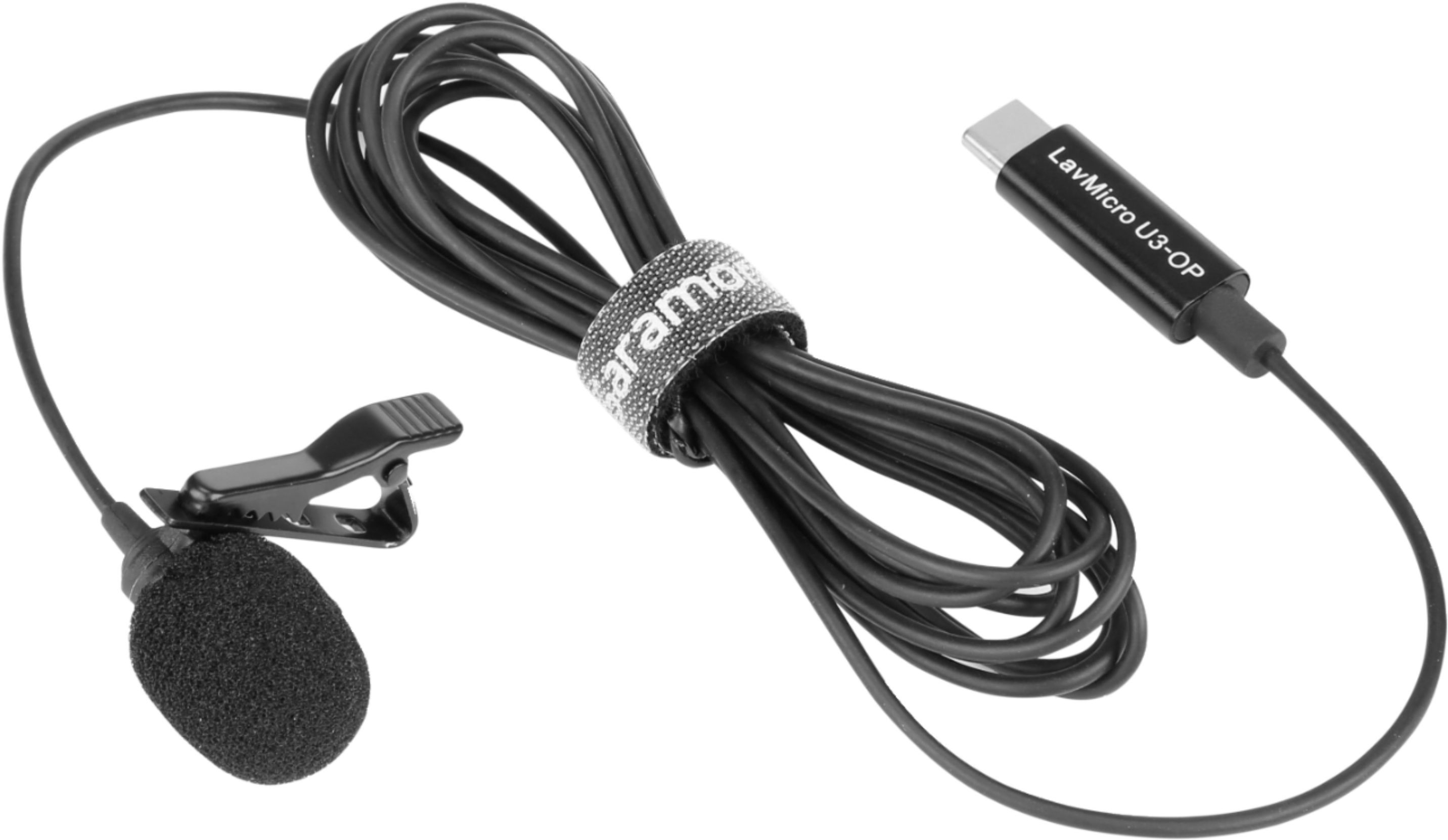 Left View: Olympus - Lavalier Microphone