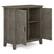 Left. Simpli Home - Burlington SOLID WOOD 30 inch Wide Transitional Low Storage Cabinet in Farmhouse Grey - Farmhouse Grey.