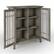 Left. Simpli Home - Bedford SOLID WOOD 39 inch Wide Transitional Medium Storage Cabinet in Farmhouse Grey - Farmhouse Grey.