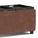 Alt View 15. Simpli Home - Avalon 42 inch Wide Contemporary Rectangle Storage Ottoman - Distressed Saddle Brown.