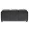 Simpli Home - Avalon 42 inch Wide Contemporary Rectangle Storage Ottoman - Distressed Black-Front_Standard 