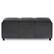 Front. Simpli Home - Avalon 42 inch Wide Contemporary Rectangle Storage Ottoman - Distressed Black.