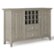 Angle Zoom. Simpli Home - Bedford Sideboard Buffet and Wine Rack - Distressed Grey.