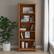 Alt View 12. Simpli Home - Amherst Solid Wood 70 inch x 30 inch Transitional 5 Shelf Bookcase - Light Golden Brown.