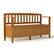 Angle. Simpli Home - Brooklyn Entryway Storage Bench - Light Golden Brown.